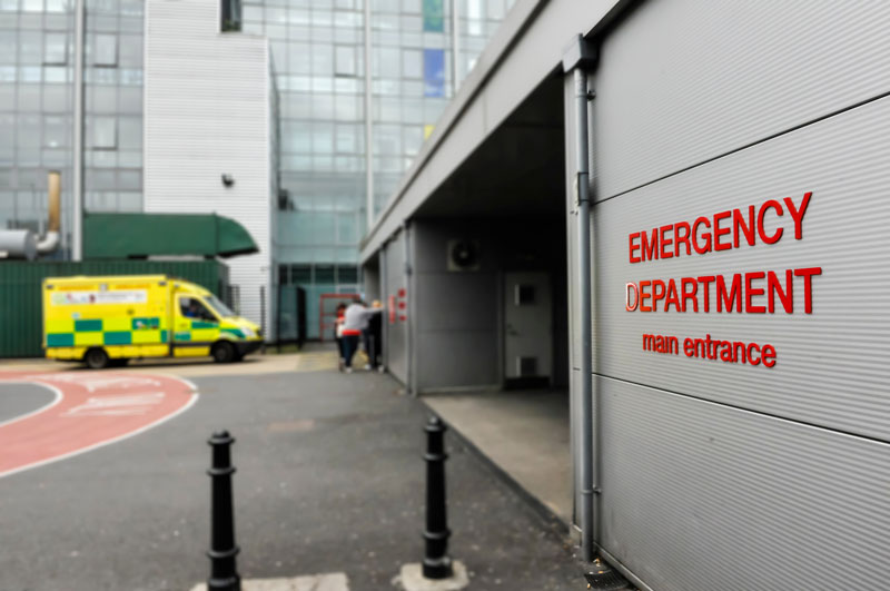 Emergency department at hospital