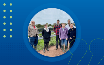 East Consultancy volunteers at CoFarm, Cambridge