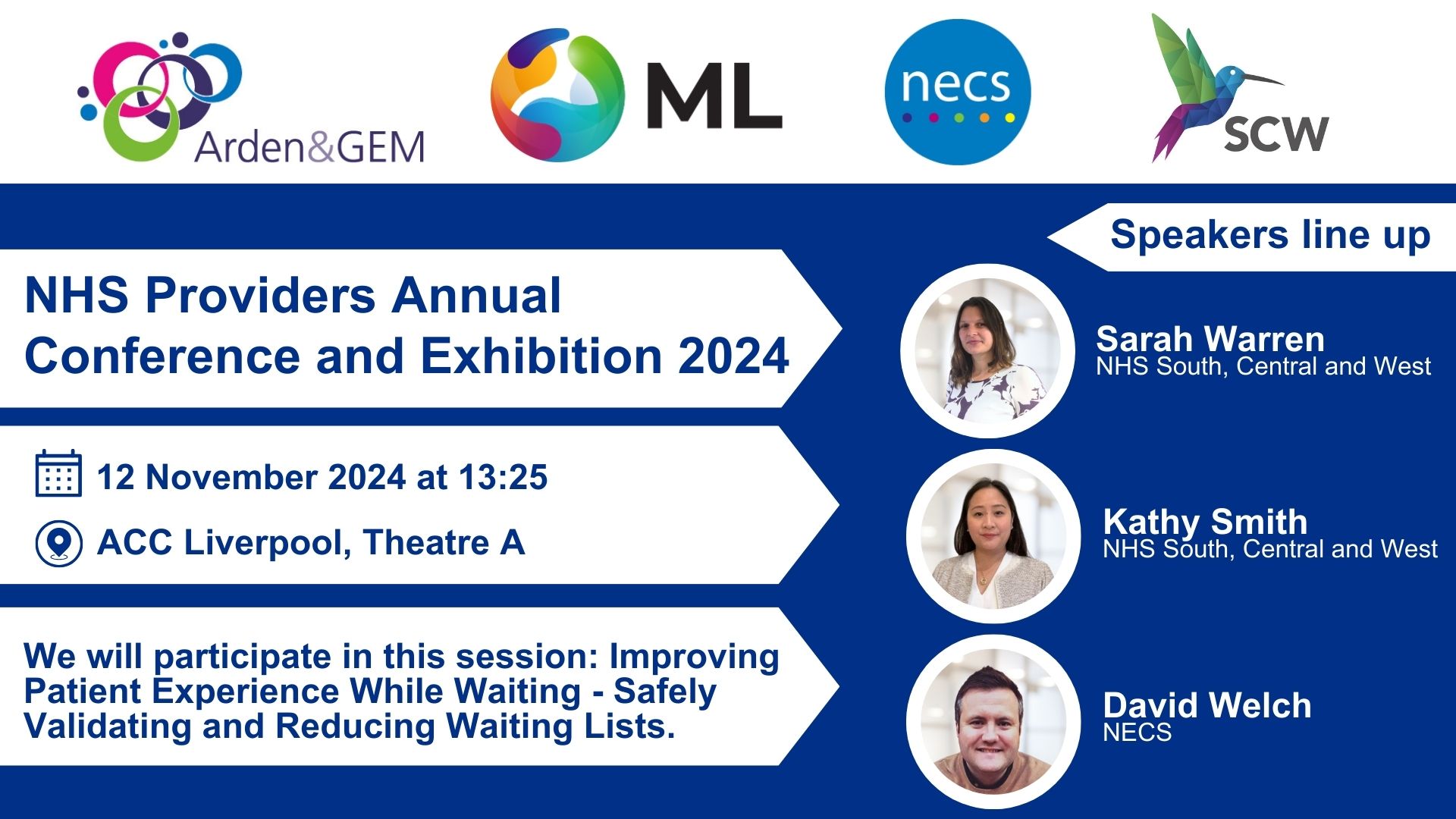 NHS Providers conference list of speakers