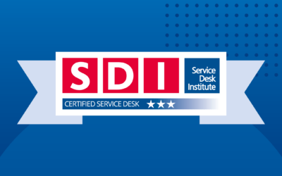NECS ICT Service Delivery team rated 3 stars by the Service Desk Institute