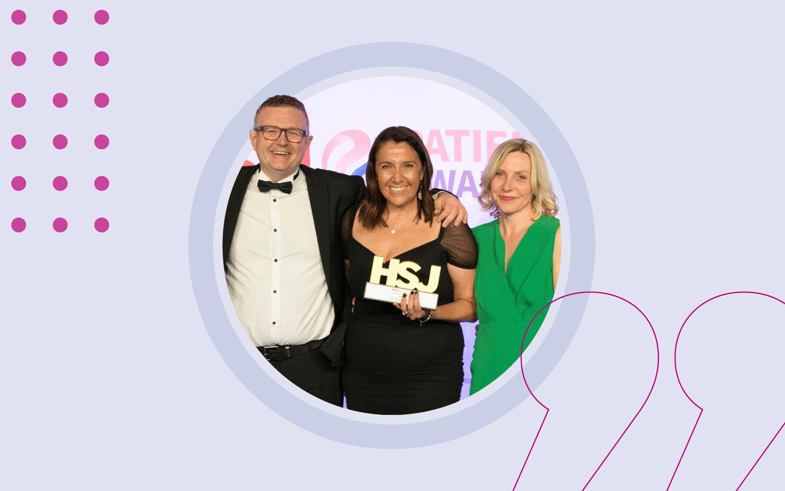 Photo of Dr James Prentis with NECS RAIDR team members Lorna Howey and Kate Nightingale